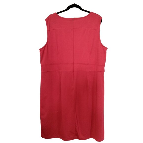 Soho Apparel Plus Size 22W Dress Sleeveless Studded Accent Detail Hidden Zipper - Picture 6 of 10